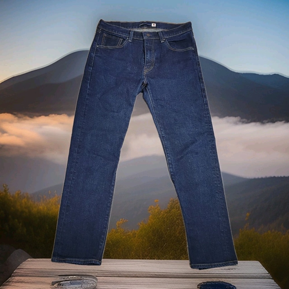 Levis Made & Crafted Pipe Straight Jeans Womens 28 Indigo Wash SELVEDGE Japan